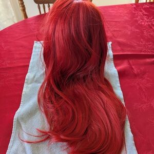 Vibrant Red Women's Hair Wig